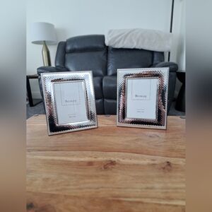 Elegant Silver Plated Picture Frame Duo by Beltrami